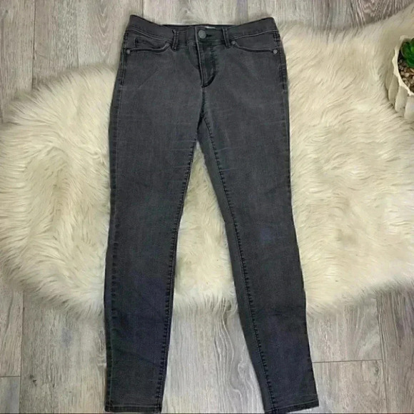 Ann Taylor washed out  black or gray loft jean legging 27 4 - Picture 3 of 7